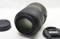 美品 Nikon ニコン AF-S VR MICRO NIKKOR 105mm F2.8G IF ED フルサイズ 単焦点レンズ 240927f