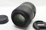 美品 Nikon ニコン AF-S VR MICRO NIKKOR 105mm F2.8G IF ED フルサイズ 単焦点レンズ 240927f