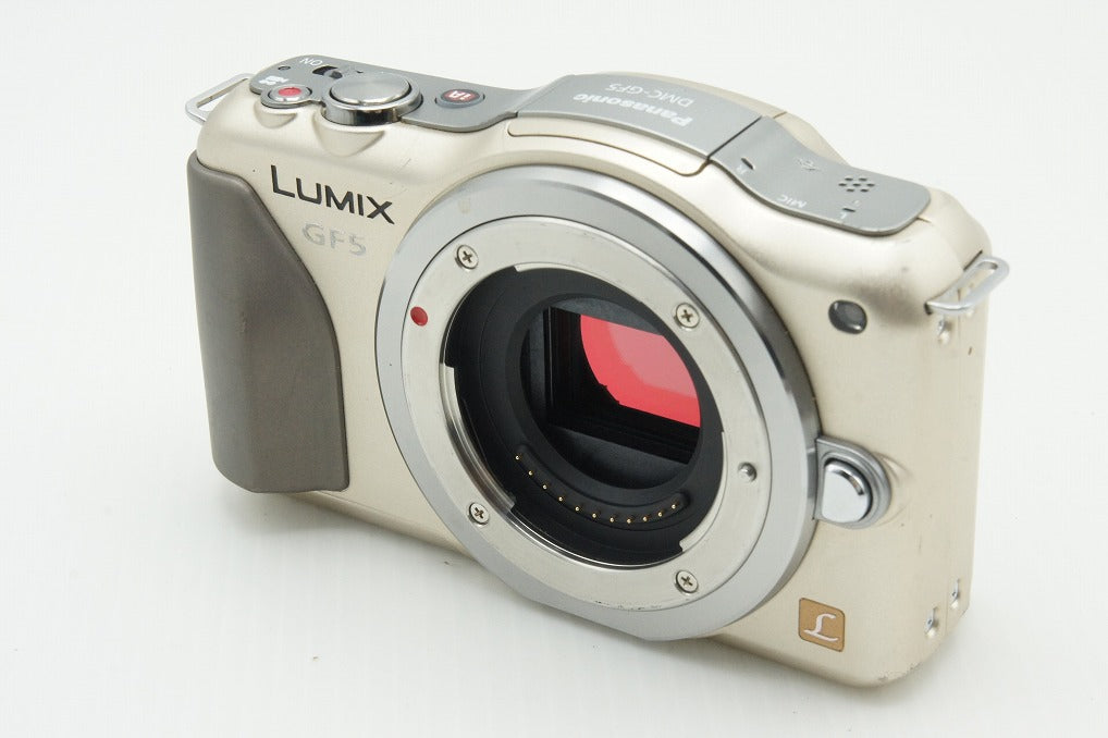 Panasonic パナソニック LUMIX DMC-GF5 ボディ ミラーレス一眼カメラ ゴールド 251224ab