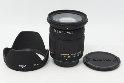 良品 SIGMA シグマ 17-70mm F2.8-4.5 DC MACRO PENTAX ペンタックス Kマウント ズームレンズ フード付 260414a