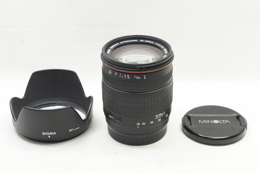 SIGMA AF 28-200mm F3.5-5.6 COMPACT HYPERZOOM MACRO SONY MINOLTA αマウント フード付 250416b