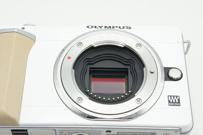 OLYMPUS オリンパス PEN Lite E-PL1 ボディ ミラーレス一眼カメラ ホワイト 251223an