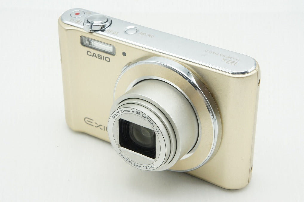 美品 CASIO カシオ EXILIM EX-ZS190 コンパクトデジタルカメラ ゴールド 260304o