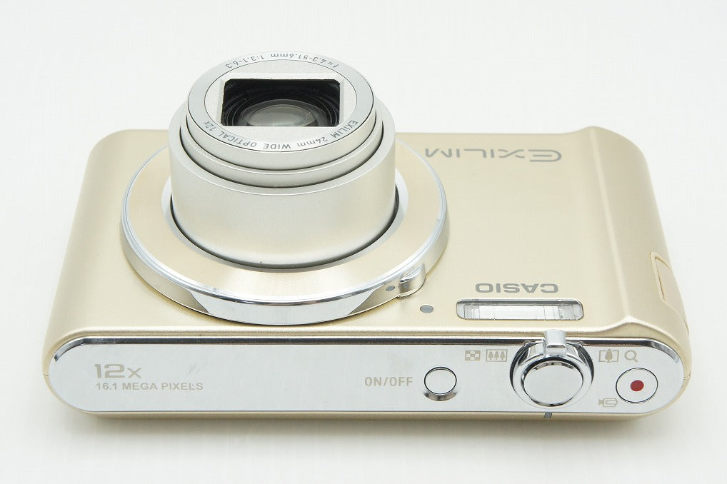 美品 CASIO カシオ EXILIM EX-ZS190 コンパクトデジタルカメラ ゴールド 260304o