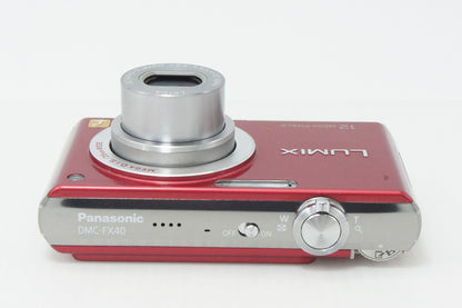 良品 Panasonic パナソニック LUMIX DMC-FX40 コンパクトデジタルカメラ フレッシュレッド 260414m