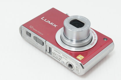 良品 Panasonic パナソニック LUMIX DMC-FX40 コンパクトデジタルカメラ フレッシュレッド 260414m