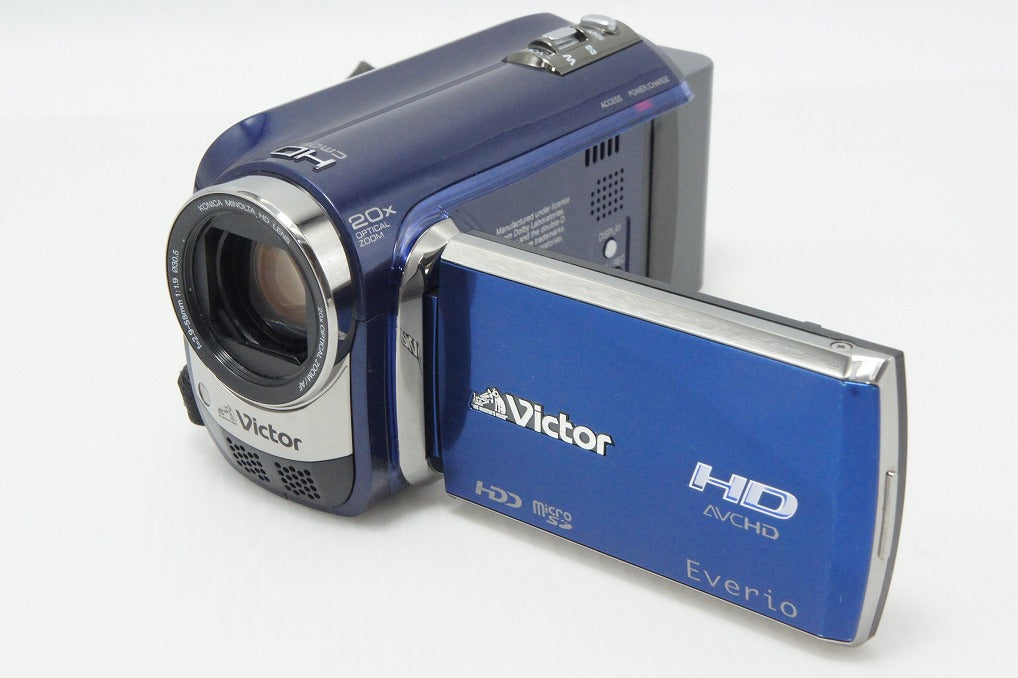 良品 Victor ビクター GZ-HD300 デジタルビデオカメラ ブルー 260612b