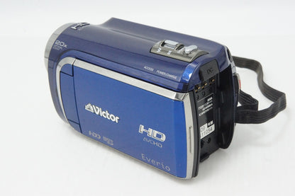 良品 Victor ビクター GZ-HD300 デジタルビデオカメラ ブルー 260612b
