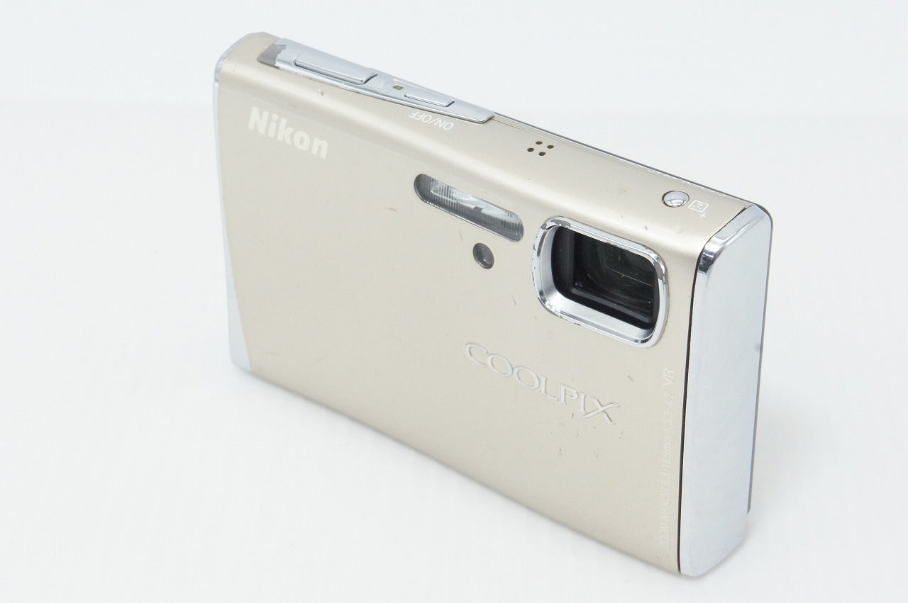 良品 Nikon ニコン COOLPIX S52 コンパクトデジタルカメラ ベージュゴールド 260414f