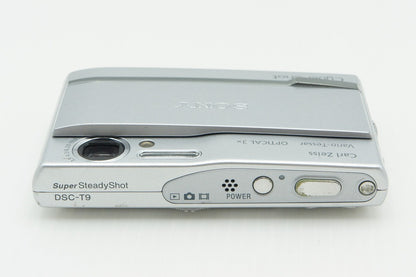 Excellent Condition: SONY Cyber-shot DSC-T9 Compact Digital Camera Silver 260304m