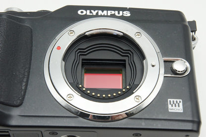 OLYMPUS オリンパス PEN Lite E-PL2 ボディ ミラーレス一眼カメラ ブラック 251223ap