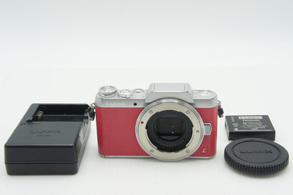 Panasonic パナソニック LUMIX DMC-GF7 ボディ ミラーレス一眼カメラ ピンク 260309o