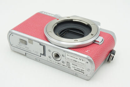 Panasonic パナソニック LUMIX DMC-GF7 ボディ ミラーレス一眼カメラ ピンク 260309o