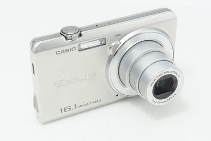 美品 CASIO カシオ EXILIM EX-ZS12 コンパクトデジタルカメラ シルバー 260615a