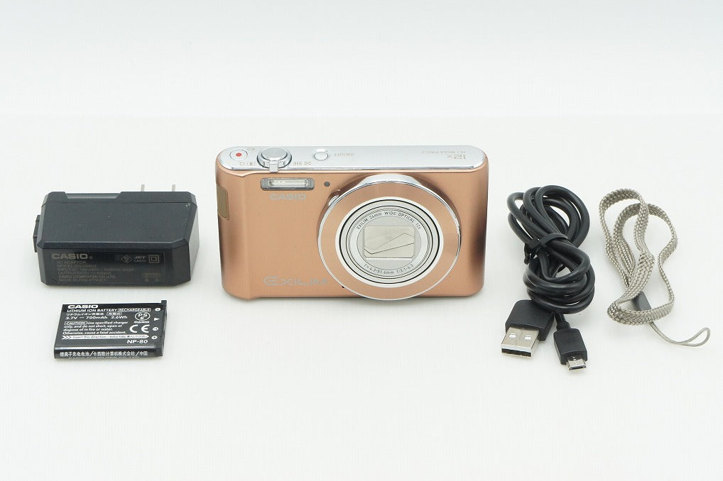 美品 CASIO カシオ EXILIM EX-ZS180 コンパクトデジタルカメラ ブラウン 260304l