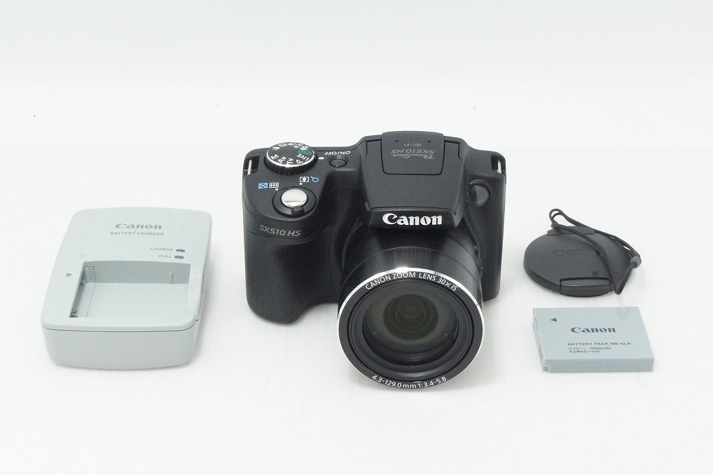 良品 Canon キヤノン PowerShot SX510 HS コンパクトデジタルカメラ ブラック 260615e