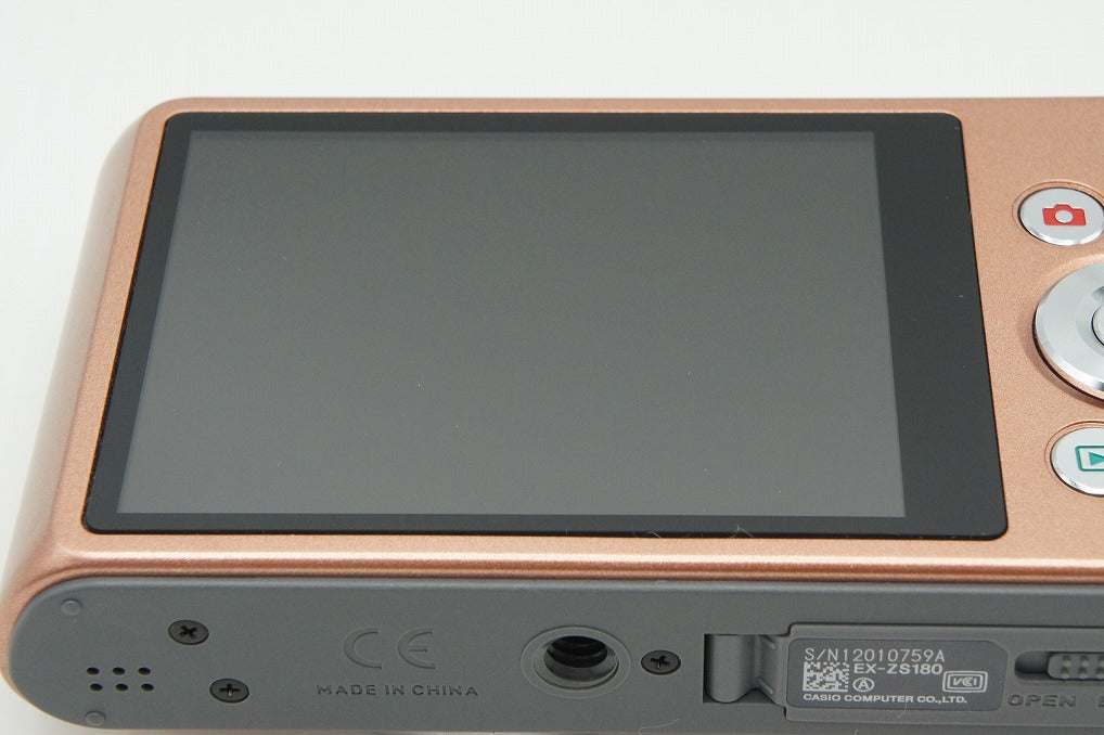 美品 CASIO カシオ EXILIM EX-ZS180 コンパクトデジタルカメラ ブラウン 260304l