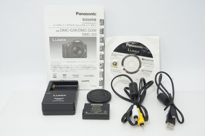 美品 Panasonic パナソニック LUMIX DMC-G3 ボディ ミラーレス一眼カメラ ホワイト 260416aa