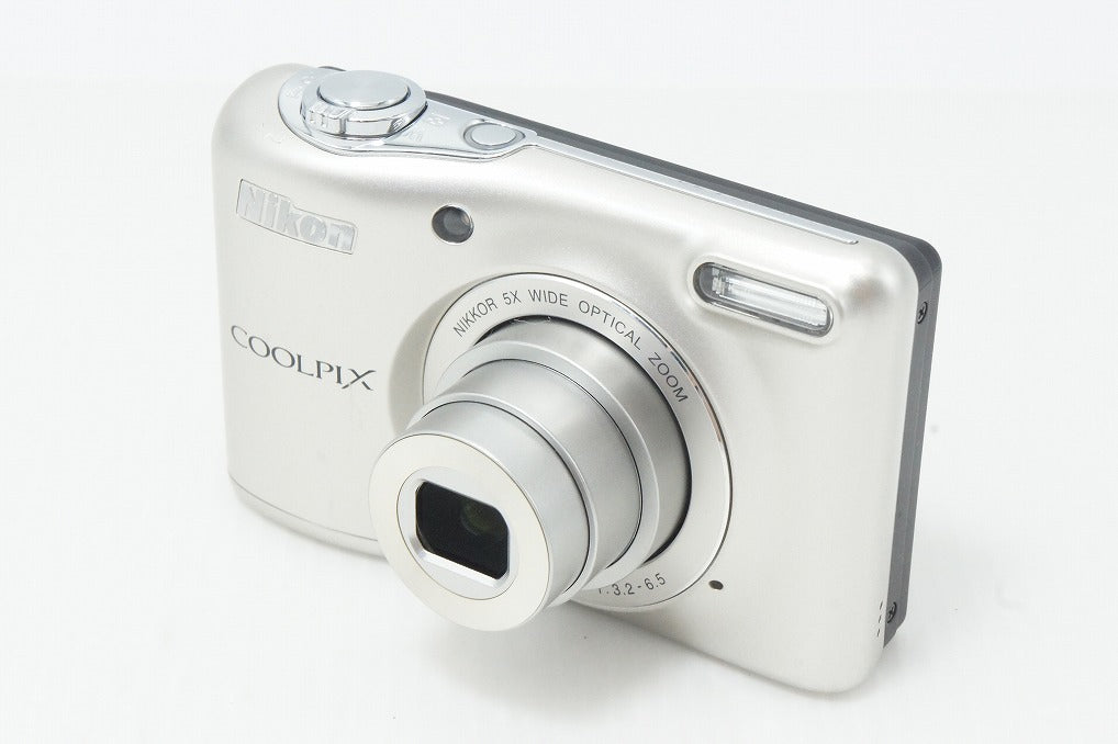 美品 Nikon ニコン COOLPIX L30 コンパクトデジタルカメラ シルバー 260615d