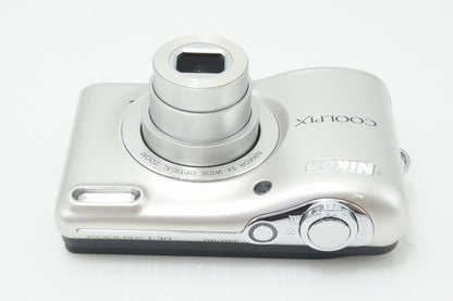 美品 Nikon ニコン COOLPIX L30 コンパクトデジタルカメラ シルバー 260615d