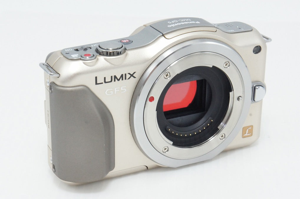 Panasonic パナソニック LUMIX DMC-GF5 ボディ ミラーレス一眼カメラ シャンパンゴールド 260416ad