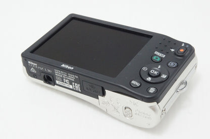 美品 Nikon ニコン COOLPIX L30 コンパクトデジタルカメラ シルバー 260615d