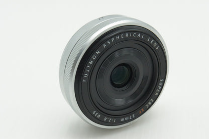 FUJIFILM フジフィルム FUJINON XF 27mm F2.8 単焦点レンズ シルバー 260310ac