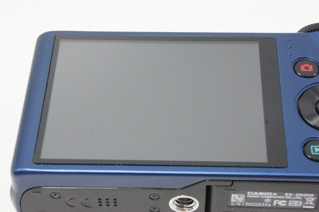 良品 CASIO カシオ HIGH SPEED EXILIM EX-ZR200 コンパクトデジタルカメラ ブルー 260615b