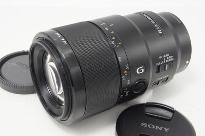 SONY ソニー FE 90mm F2.8 Macro G OSS SEL90M28G Eマウント フルサイズ 単焦点レンズ フード付 260615r