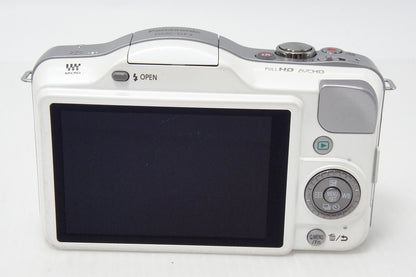 良品 Panasonic パナソニック LUMIX DMC-GF3 ボディ ミラーレス一眼カメラ シェルホワイト 元箱付 260818sn