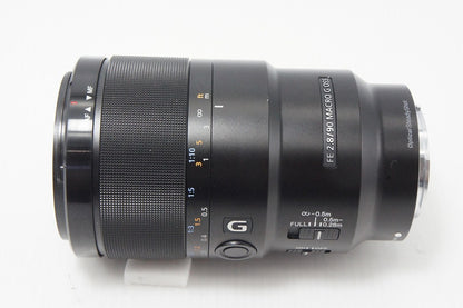 SONY ソニー FE 90mm F2.8 Macro G OSS SEL90M28G Eマウント フルサイズ 単焦点レンズ フード付 260615r