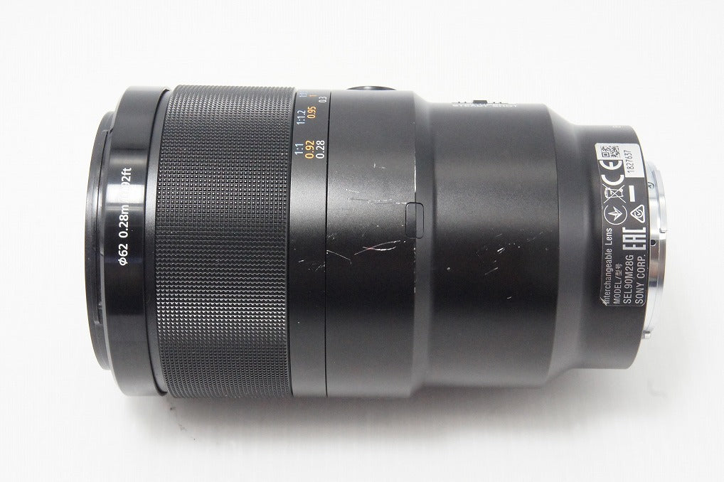 SONY ソニー FE 90mm F2.8 Macro G OSS SEL90M28G Eマウント フルサイズ 単焦点レンズ フード付 260615r