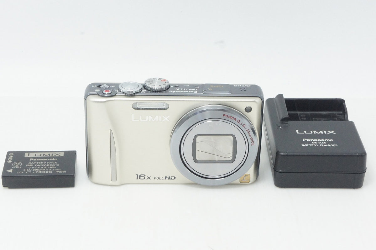 美品 Panasonic パナソニック LUMIX DMC-TZ20 コンパクトデジタルカメラ ゴールド 261008y