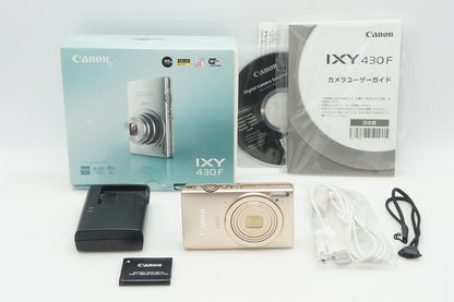 良品 Canon キヤノン IXY 430F コンパクトデジタルカメラ ゴールド 元箱付 260105m
