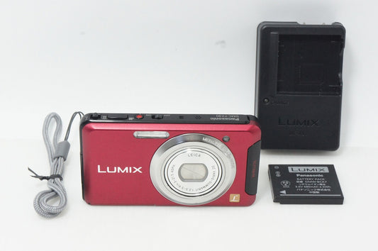 Panasonic パナソニック LUMIX DMC-FX90 コンパクトデジタルカメラ レッド 261008x