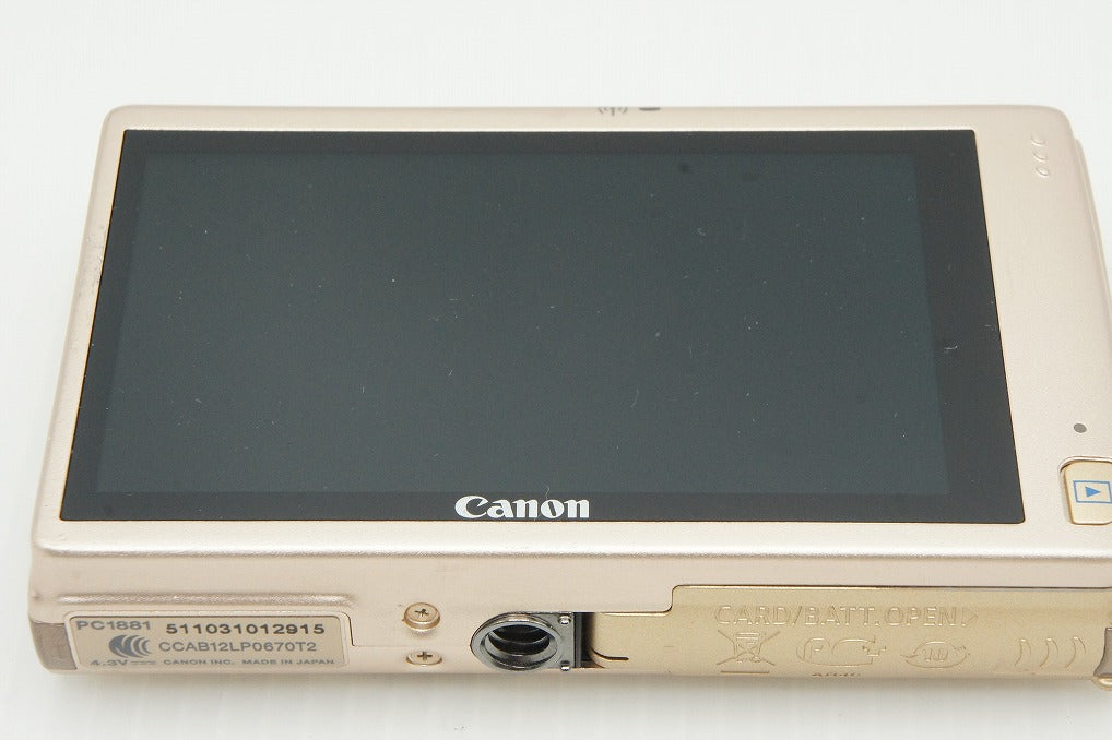 良品 Canon キヤノン IXY 430F コンパクトデジタルカメラ ゴールド 元箱付 260105m