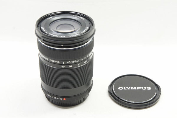 美品 OLYMPUS M.ZUIKO DIGITAL ED 40-150mm F4-5.6 R マイクロフォーサーズ ブラック 250419af