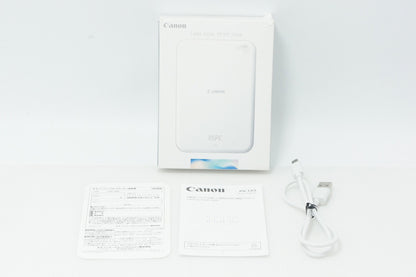 Canon キヤノン スマホ ミニフォトプリンター iNSPiC PV-123 SB ブルー 元箱付 261008r