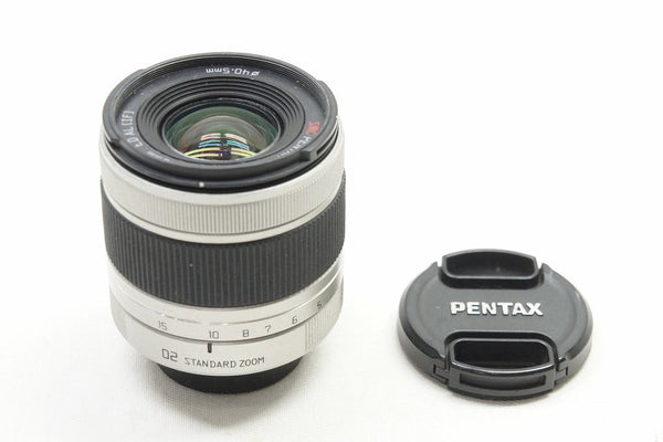 訳あり品 PENTAX 02 STANDARD ZOOM 5-15mm F2.8-4.5 Qシリーズ用 ズームレンズ シルバー 250419ab
