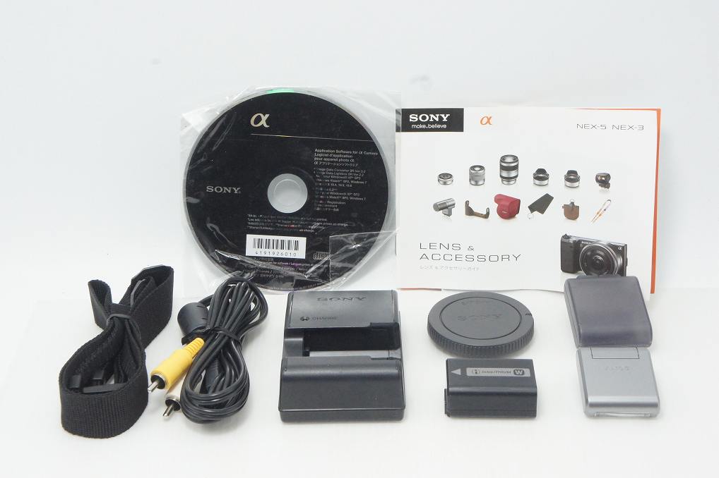 良品 SONY ソニー NEX-3 ボディ ミラーレス一眼カメラ ホワイト 261006o