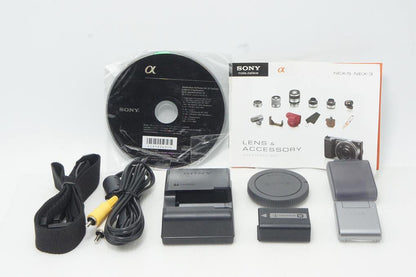 良品 SONY ソニー NEX-3 ボディ ミラーレス一眼カメラ ホワイト 261006o