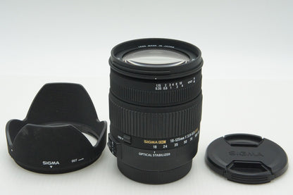 Excellent SIGMA 18-125mm F3.8-5.6 DC OS HSM Canon EF-mount APS-C Zoom Lens with Hood 260310u