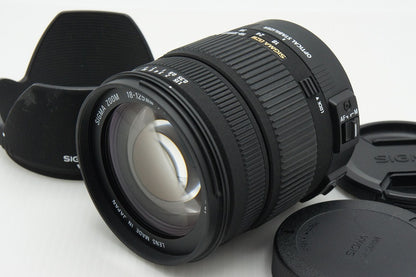 Excellent SIGMA 18-125mm F3.8-5.6 DC OS HSM Canon EF-mount APS-C Zoom Lens with Hood 260310u