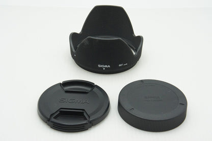 良品 SIGMA シグマ 18-125mm F3.8-5.6 DC OS HSM Canon キヤノン EFマウント APS-C ズームレンズ フード付 260310u