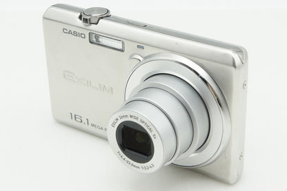 美品 CASIO カシオ EXILIM EX-ZS12 コンパクトデジタルカメラ シルバー 260105j