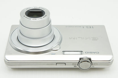 美品 CASIO カシオ EXILIM EX-ZS12 コンパクトデジタルカメラ シルバー 260105j