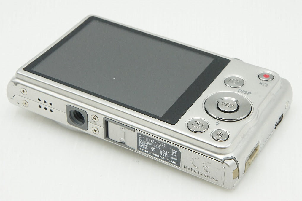美品 CASIO カシオ EXILIM EX-ZS12 コンパクトデジタルカメラ シルバー 260105j