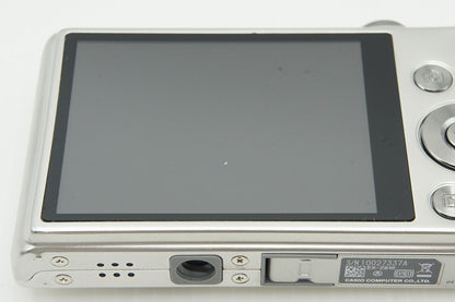 美品 CASIO カシオ EXILIM EX-ZS12 コンパクトデジタルカメラ シルバー 260105j