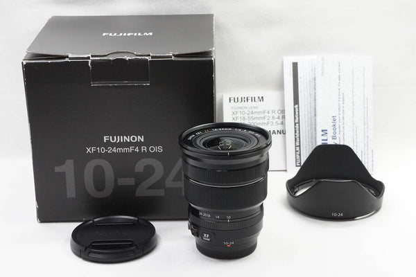 美品 FUJIFILM フジフィルム FUJINON XF 10-24mm F4 R OIS Xマウント ミラーレス用 元箱付 240719an