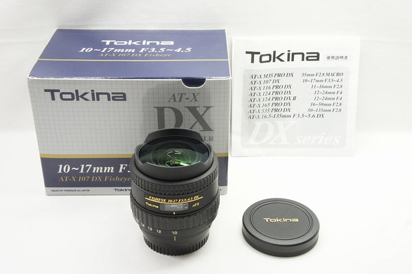 使用頻度低く状態いいと思いますTokina AT-X 107 DX 10-17mm F3.5-4.5 ニコンF
